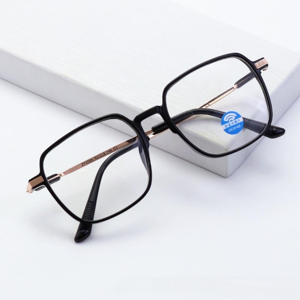 Anti-radiation Blue Light Glasses Transparent Square Frame Glasses for Women Eyewear
