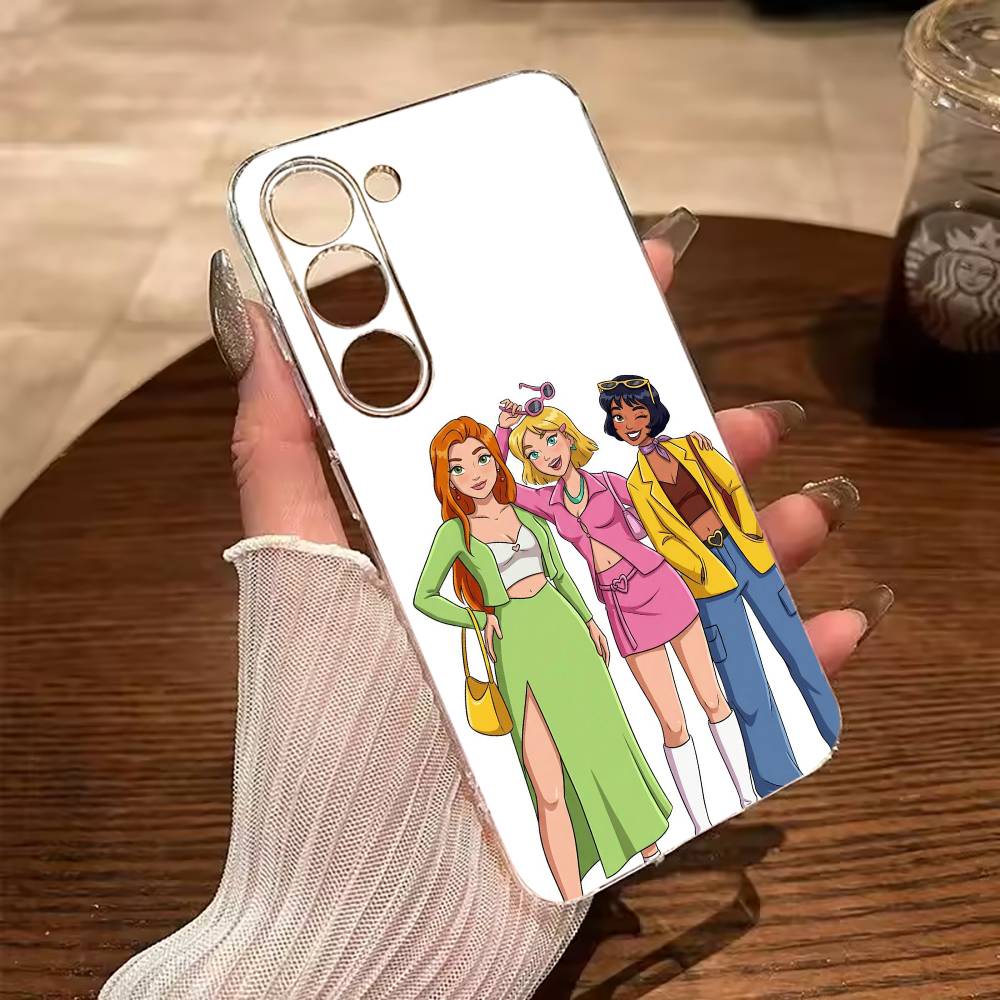 Классическая анимация Т-Totally- Spies Прозрачный Мягкий Силиконовый Чехол для Телефона для Samsung Galaxy A71, A70, A52, A51, A40, A30