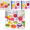 Wooden Childrens Color Classification Toy With Fruit Bead Clips For Cognitive Learning And Handeye Coordination