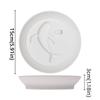 Food Grade Whale-shaped Dipping Dish Round Kitchen Condiment Plate  Hotel Kitchen