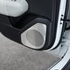 Для Kia EV4 2025 2026 4 шт. Автомобильные Черно-серебристые Накладки на Динамики Дверей Переднего и Заднего Рядов из Нержавеющей Стали Автоаксессуары
