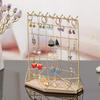 Metal Earring Jewelry Rack 7-layer Cosmetic Ring Storage Rack Bracelet Necklace Jewelry Display Prop