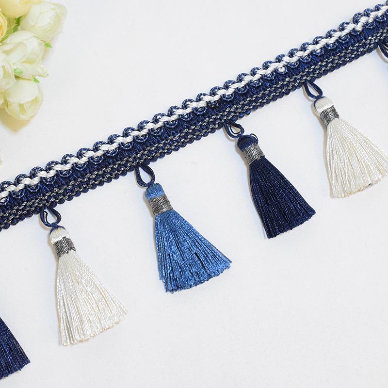 Красное кружево с кисточками — многофункциональный домашний аксессуар (12м) для багажа, штор и многого другого