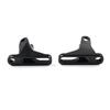 GZYF Rear Foot Pegs Passenger Mini Mount Kit Aluminum Black for Harley Touring Models 1993+