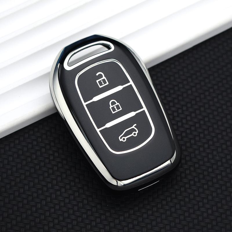 Новый чехол для дистанционного ключа из ТПУ с 3 кнопками, чехол-брелок для Renault Kwid Traffic, символ для Dacia Sandero Logan Duster