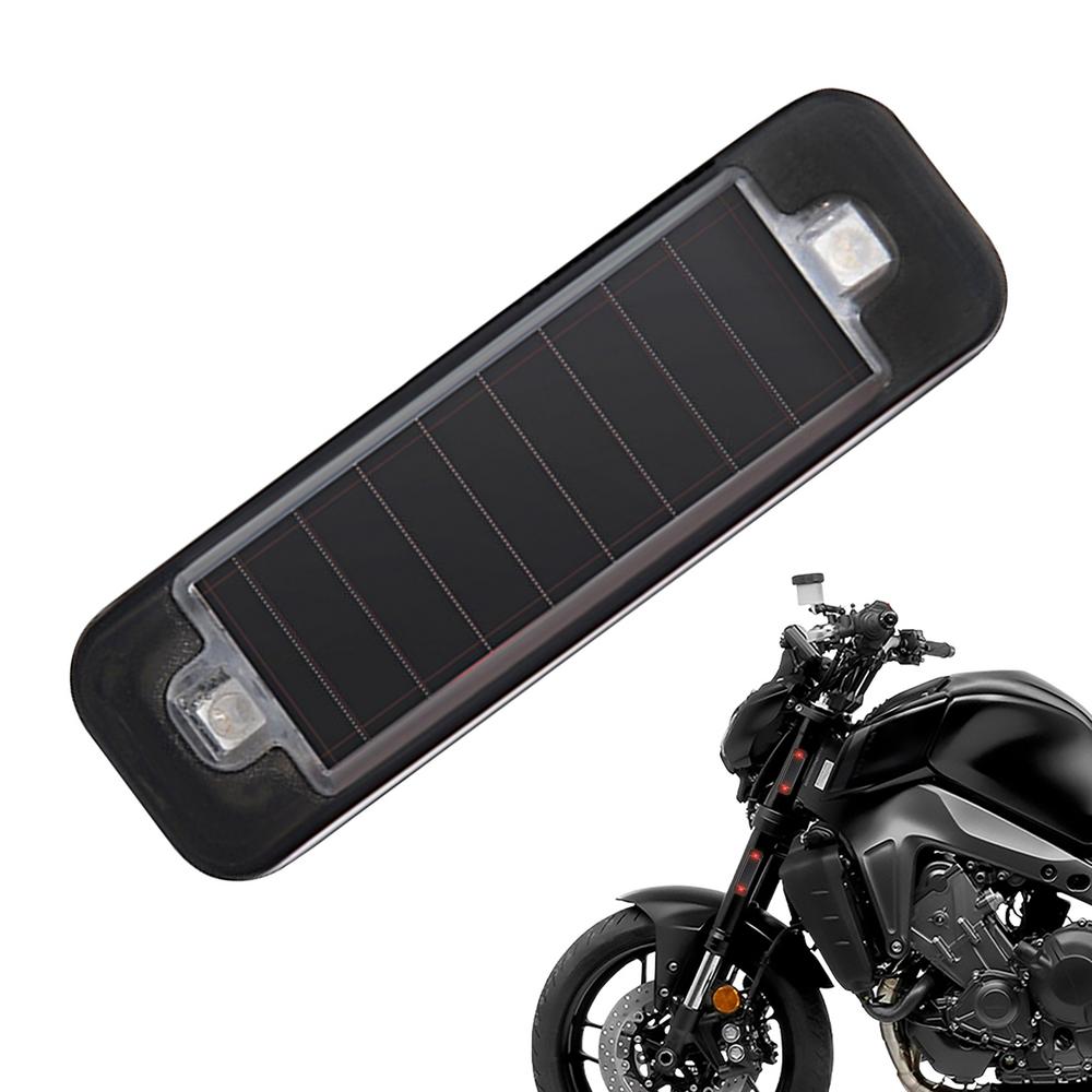 Задние фонари для велосипедов Датчик вибрации Солнечный свет для транспортных средств Водонепроницаемые самоклеящиеся велосипедные фонари для транспортных средств и мотоциклов