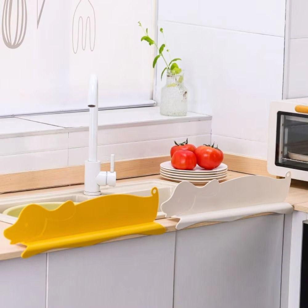 Милый брызгозащитный экран для раковины, бытовая водонепроницаемая доска, мультяшный водоотражатель, кухонные гаджеты