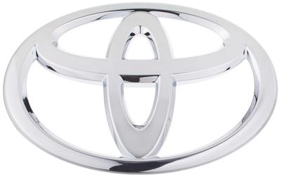 Оригинальная эмблема с символом Toyota, номер детали 90975-02062