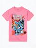 Women Marvel Fantastic Four Cute Retro Pop Art Graphic Soft Loose Oversized Daily Casual Short Sleeve TShirt