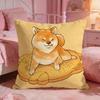 AnimalAdorable Shiba inuS Cushion Cover Premium Comfort Reversible Pillow Cove Two in One Design for Any Room  Car Interior