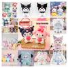 Плюшевые куклы Sanrio Cinnamoroll и Kuromi - Милые игрушки-котики для детей