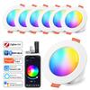 ZigBee Smart Ceiling Light RGB Tuya WiFi Bluetooth LED Downlight Recessed Spotlight APP Control Alexa Google Home 5W 7W 10W 15W