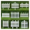 Plastic Picket Fence Border 5pcs Plant Borders Decorative Beautiful Garden Fence Lawn Flowerbeds
