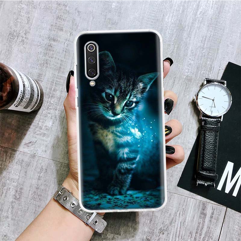 Чехол для телефона с изображением животного, большой кошки, котенка, тигра для Xiaomi Redmi Note 10 9 8 11 Pro 11T 11S 10S 9S 9A 9C 9T 8T 8A 7 7A 5 с художественным узором