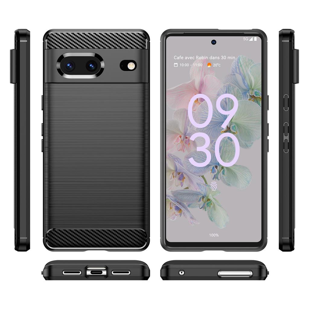 Hurtel Google Pixel 7 Black Carbon Case Cover