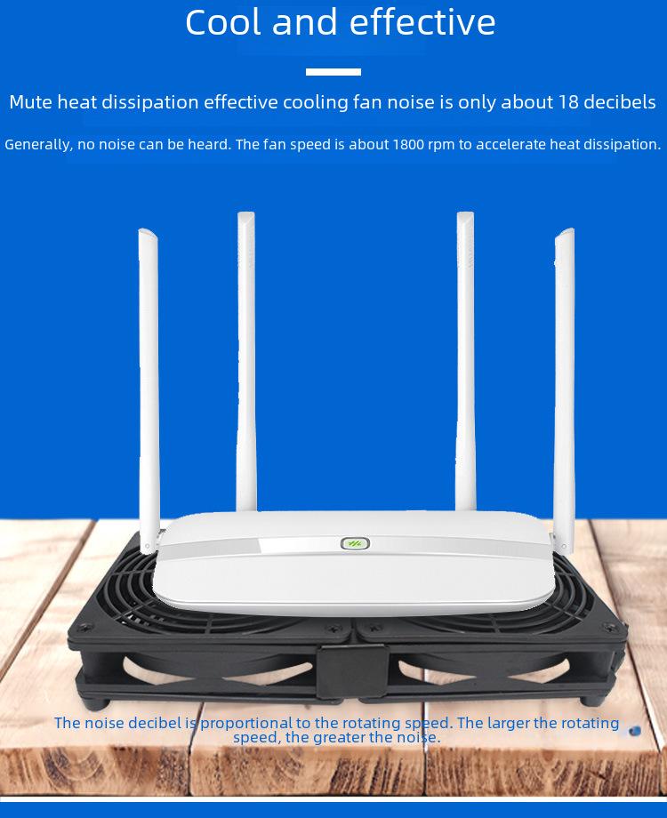 Бесшумный USB 5 В 12 см осевой вентилятор охлаждения для радиаторов, маршрутизаторов, корпусов и телевизионных приставок