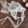 Triangle Short Skirt Half Skirt Butt Curtain Skirt Lace Trim Small Apron Soft Lace Stacked Fashion Spring Headscarf Accessories