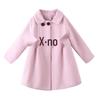 Girls' Autumn/Winter Double-Faced Wool Coat – Korean Style Fashionable Thickened Outerwear for Older Kids