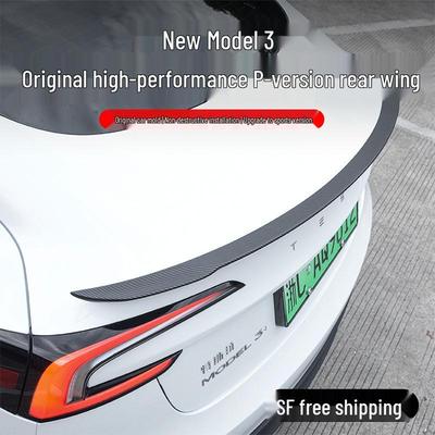 Улучшение заднего спойлера из углеродного волокна для Tesla Model 3 и Y
