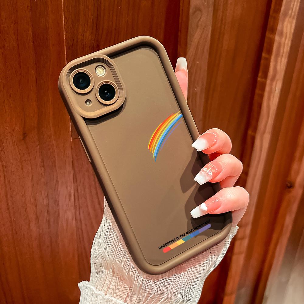 Мягкие силиконовые квадратные лестницы с мультяшным узором, полное покрытие, защита камеры, противоударный чехол для OPPO Reno Realme OnePlus