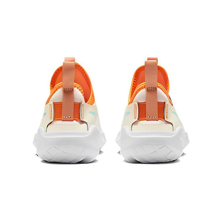 Nike Flex Runner 2 Светло-слоновая кость Ярко-оранжевый (PS) Детские кроссовки белые янтарно-коричневые FQ6866-181