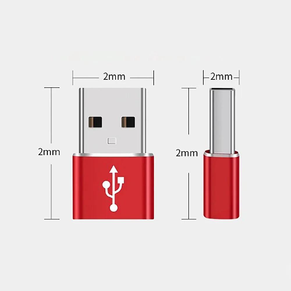 USB 3.0 на Type-C OTG Адаптер Аксессуар Подходит для iPhone 11 12 13 14 Pro Max Type-C Female на USB Male Конвертер Подходит для Apple iPad Samsung