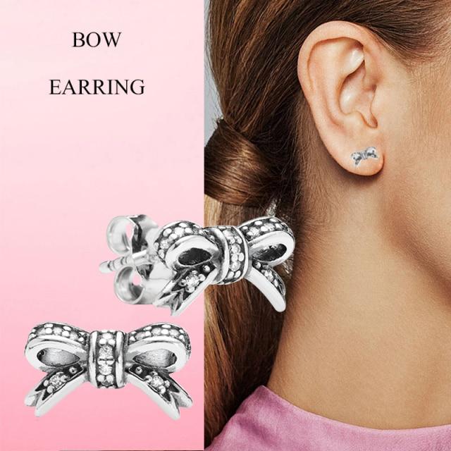 925 Серебряные серьги-гвоздики Женские модные серьги-гвоздики Ювелирные изделия