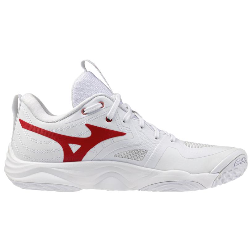 Mizuno WAVE MOMENTUM ELITE Поддерживающие Волейбольные Кроссовки Женские Бело-Красные V1GC251273