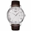 Tissot Tradition Men's Watch with Leather Strap, Silver Dial, T0636101603800
