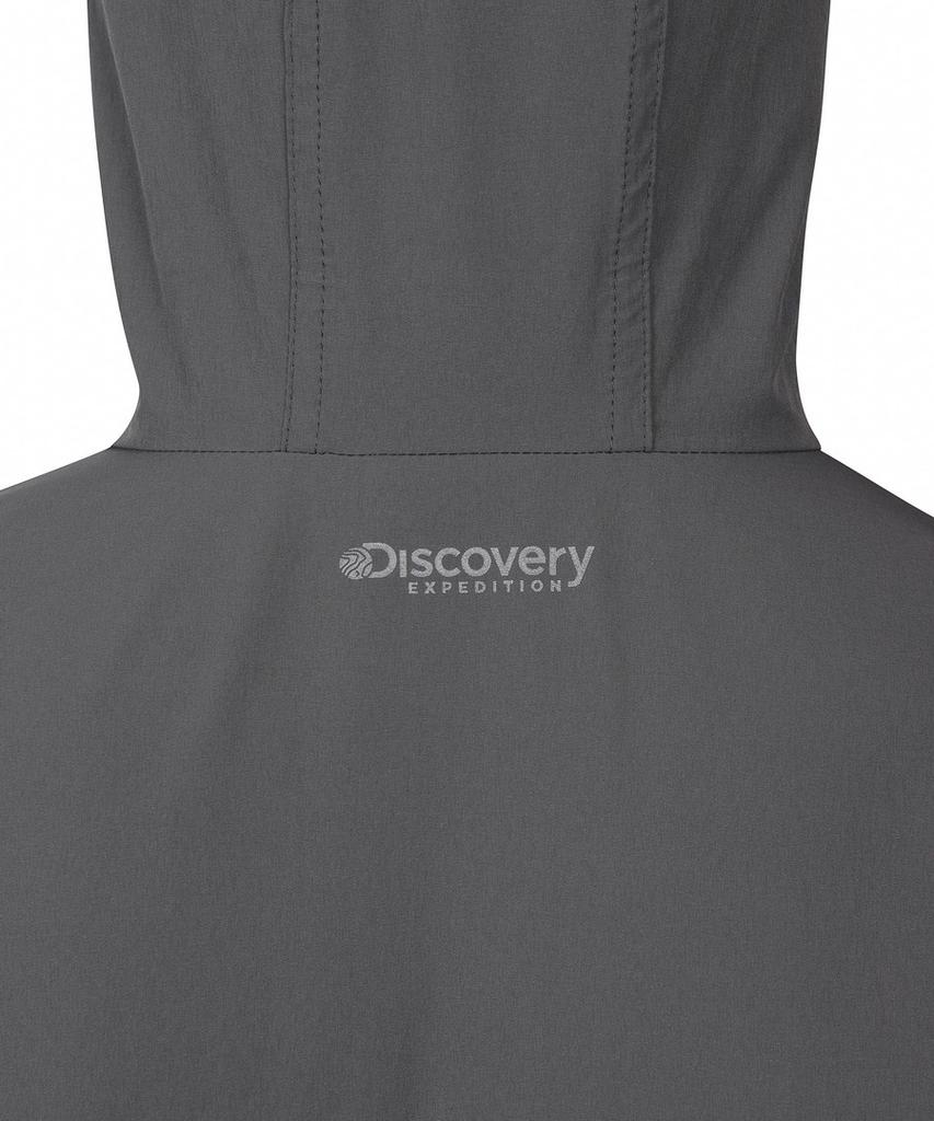Мужская легкая тренировочная куртка с капюшоном Discovery Expedition Freshvent, из легкой ткани (Д.Грей)