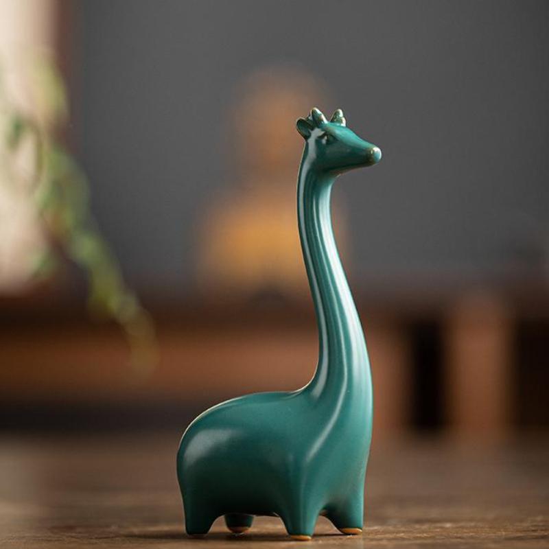 Слоны Керамические Поделки Фигурки, Современные Художественные Украшения, Животные Фэн-шуй, Домашний Интерьер, Аксессуары для Декора Офиса