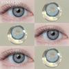 FUNSACHY Brown Korean Lenses Colored Contact Lenses For Eyes Fashion Lens Beautiful Pupil Yearly Use Natural Gray Eye Contacts
