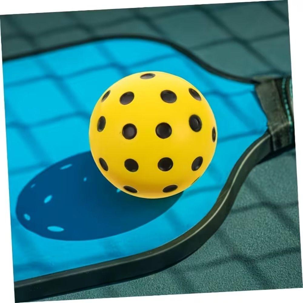 PU Foam Pickleball Training Balls High Bounce Quiet Pickleball Balls for Pickleball Training