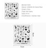 kads Nail Art Stamping Template Chinese 032 Stamp Plate Flower Leaves Printing Nail Stencil Plate Manicure Stencil