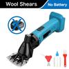 6 Speed 13 Teeth Wireless Portable Electric Wool Shears Farm Animals Hair Trimming Machine Handheld Sheep Shearing Clipper