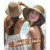Summer Straw Beach Sun Hats for Women UPF 50 Floppy Wide Brim Travel Bucket Hat Foldable Packable