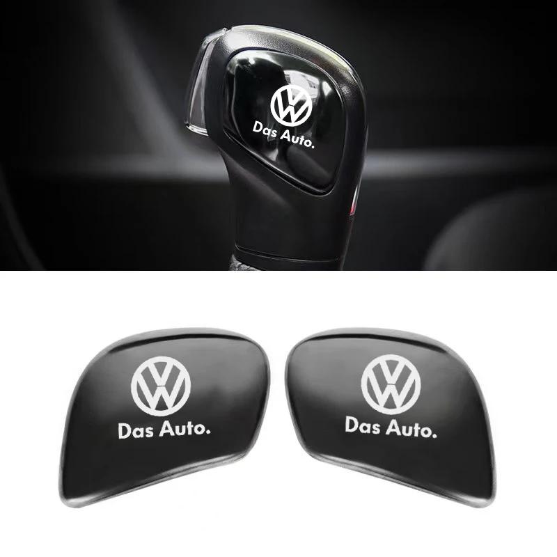 2026 Hot For Volkswagen VW Car Gearbox Control Gear Lever Stickers Shift Stick Handle Accessories For VW GTI Polo Golf Passat Ti