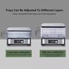 220В 5 поддонов Сушилка для продуктов Дегидратор Бытовой дегидратор для продуктов с цифровым таймером и контролем температуры для фруктов, овощей, мяса, говядины