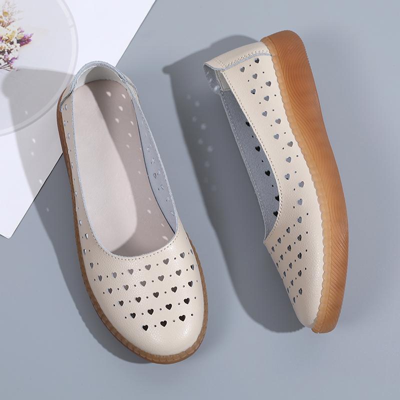 Women Moccasins Penny Loafers Casual White Nurse Footwear Peas Soft Flats Black Driving Walking Shoes for Women