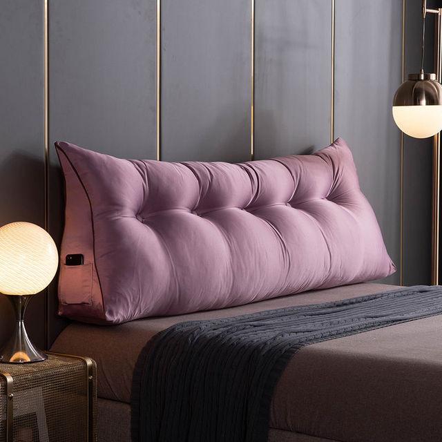 Современная большая спинка, съемная поясничная подушка, треугольная подушка для дивана, удобная прикроватная подушка, подушки, декор для дома