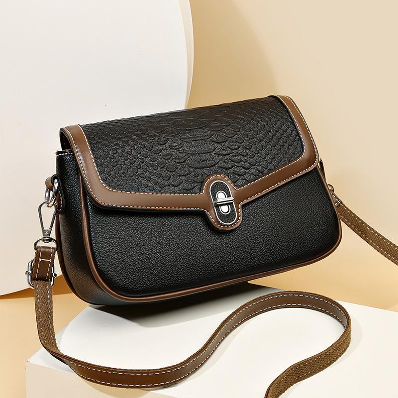 Премиальная контрастная новая сумка женская новая сумка-мессенджер с тиснением под крокодила маленькая квадратная сумка сумка через плечо