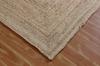 Jute Rug 100% Natural Jute Cotton Rug Handmade Reversible Area Carpet Modern Rug