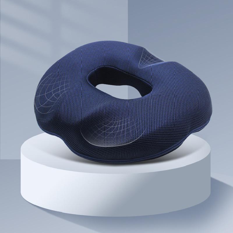 Memory Sponge Seat Cushion Chair Pad With Breathable Mesh For Home Office Use