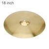 8 / 10 / 12 / 14 / 16 / 18 / 20 дюймовая тарелка для ударных инструментов из сплава латуни для джазовых барабанных установок, стандартная обслуживаемая тарелка