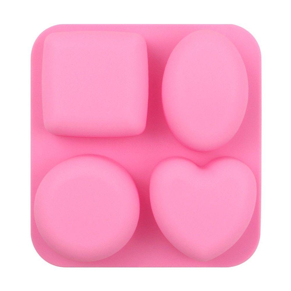 Oval Heart Square Shape DIY Craft Soaps Supplies Silicone Soap Mold Cake Mould Pudding Candy Mold