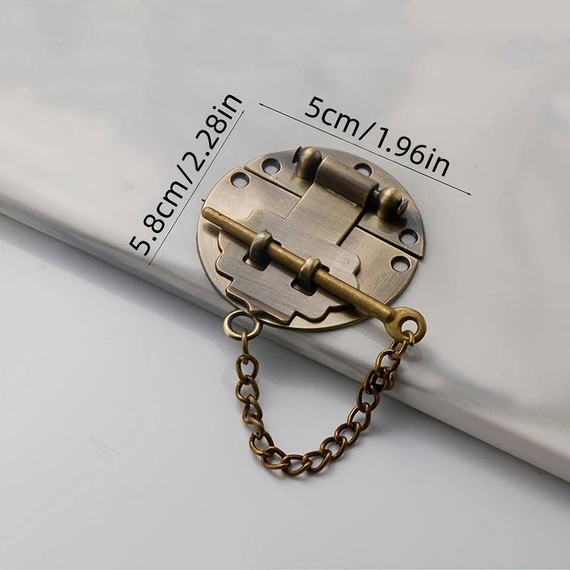 3pcs Vintage-Style Alloy Lock - Durable Brass Finish, Ideal for Jewelry Boxes, Gift Boxes, and Suitcases | Easy To Install, Multi-Purpose Decorative