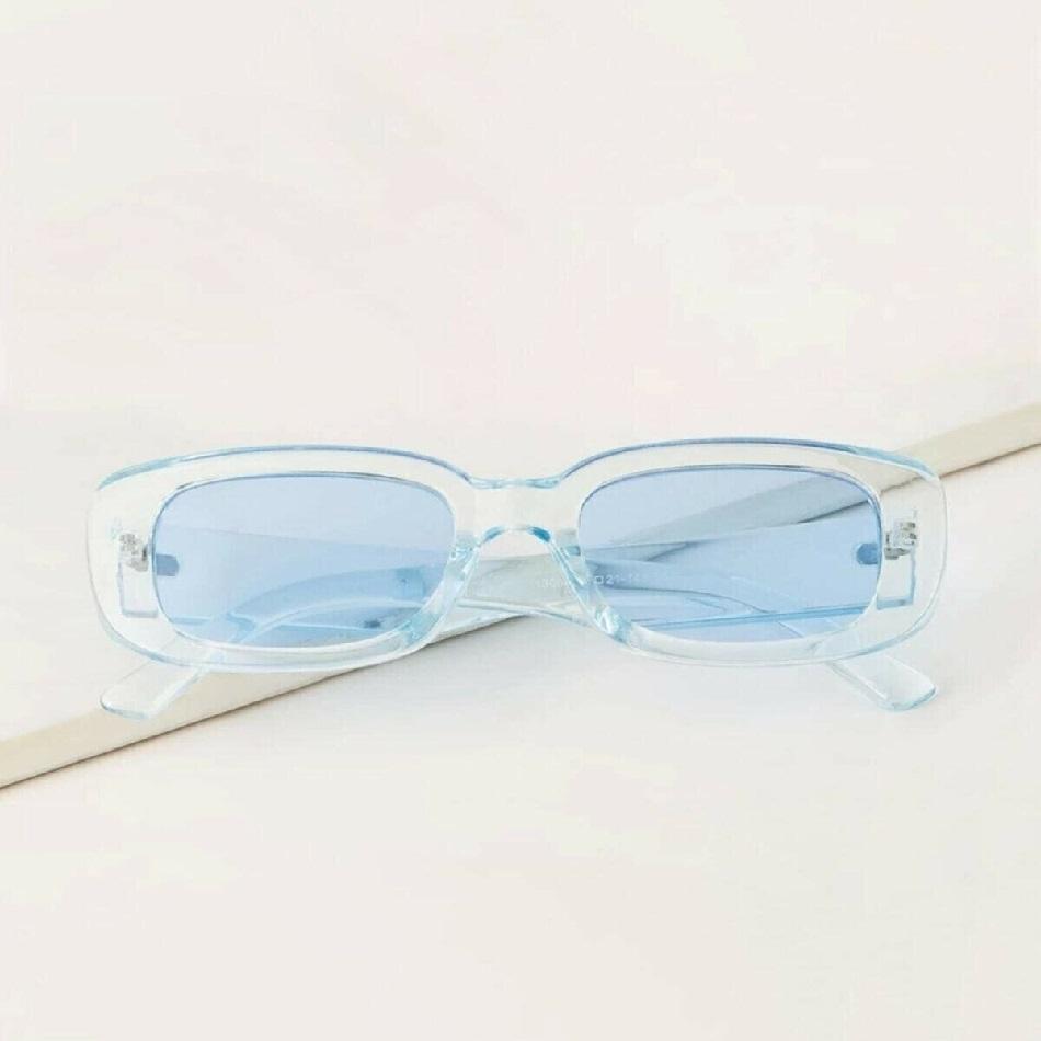 Унисекс очки Uv400 модные винтажные солнцезащитные очки женские/мужские брендовые дизайнерские ретро прямоугольные солнцезащитные очки популярные цветные квадратные очки