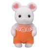 Sylvanian Families Doll Marshmallow ST Mark Ages 3 and Toy Sylvanian Epoch "Baby Mouse" NE-107 Certified, Up, Dollhouse, Families,