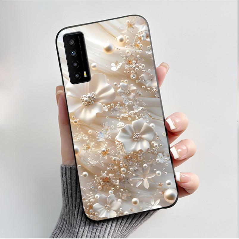 Case for TCL Stylus 5G T779W 6.81" Black Luxury Fashion Butterfly Flower Pattern Soft Silicone Cover for TCL Stylus Phone Cases