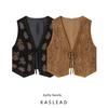 Kaslead New Women Clothes Western Style Embroidery Suede Texture Effect Vest 4344621 800